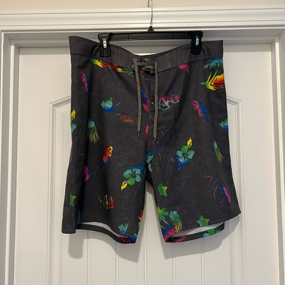 Burnside Mens Swim Trunks. Mens Size- 34.